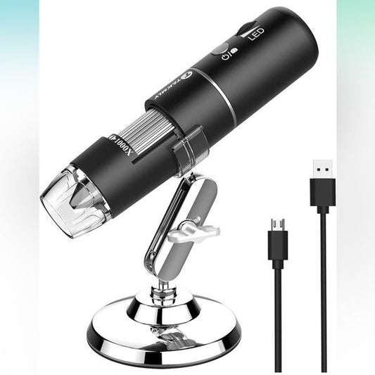 Wireless Digital Microscope Handheld USB HD Inspection Camera 50x-1000x Magnify