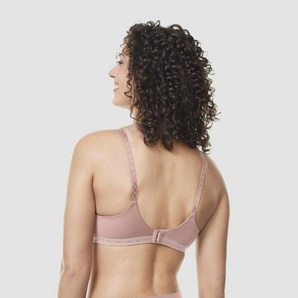 Warner's simply perfect super soft wirefree bra mauve 38D nwt