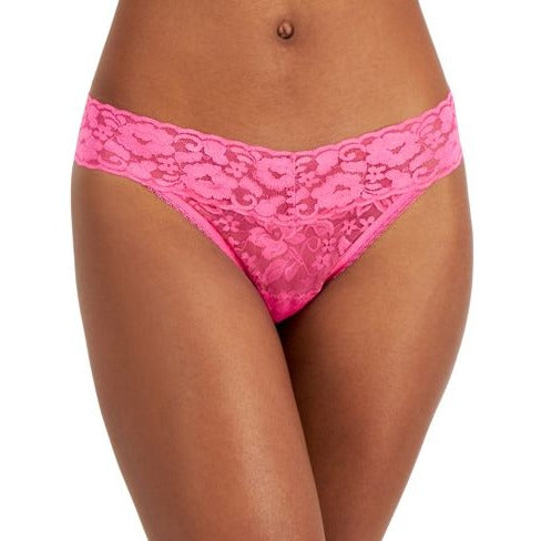 INC International Concepts Womens Lace Thong Underwear Divine Berry Large nwt