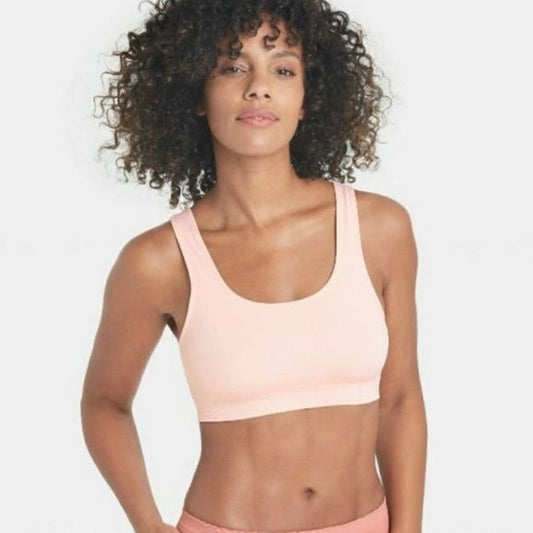 Auden lightly lined seamless scoop neck bralette large nwt