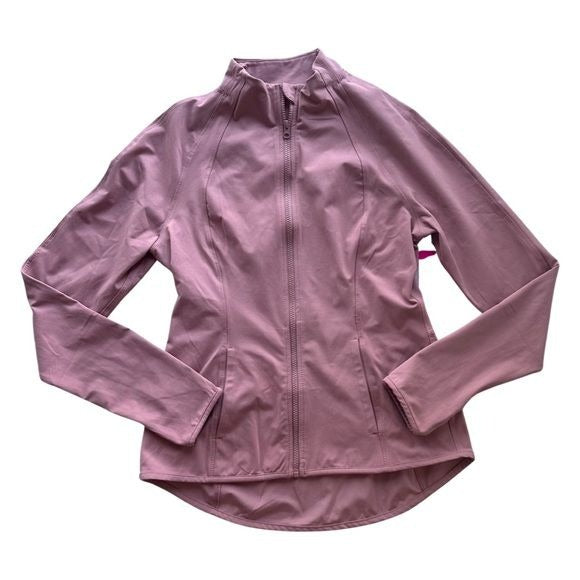 Yogalicious full zip jacket sweet pink large nwt