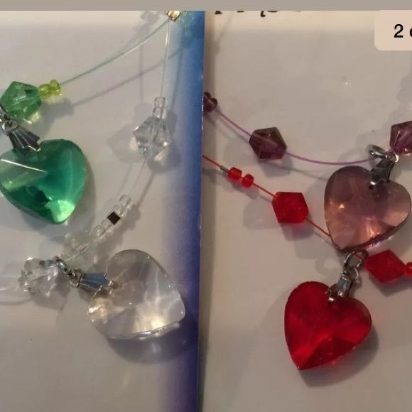Crystal Treasures Heart Necklace Bundle