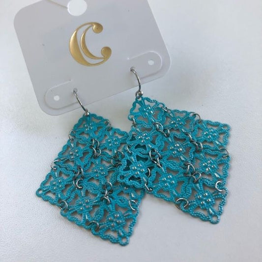 Charming Charlie Turquoise Lightweight Earrings