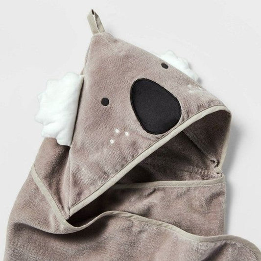 Pillowfort 25" x 50" koala hooded towel